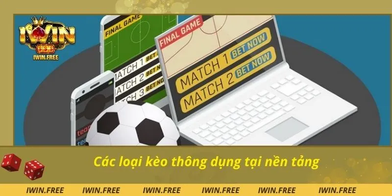 Các loại kèo thông dụng tại nền tảng