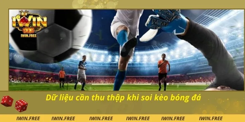 Dữ liệu cần thu thập khi soi kèo bóng đá