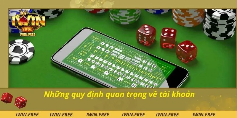 Những quy định quan trọng về tài khoản